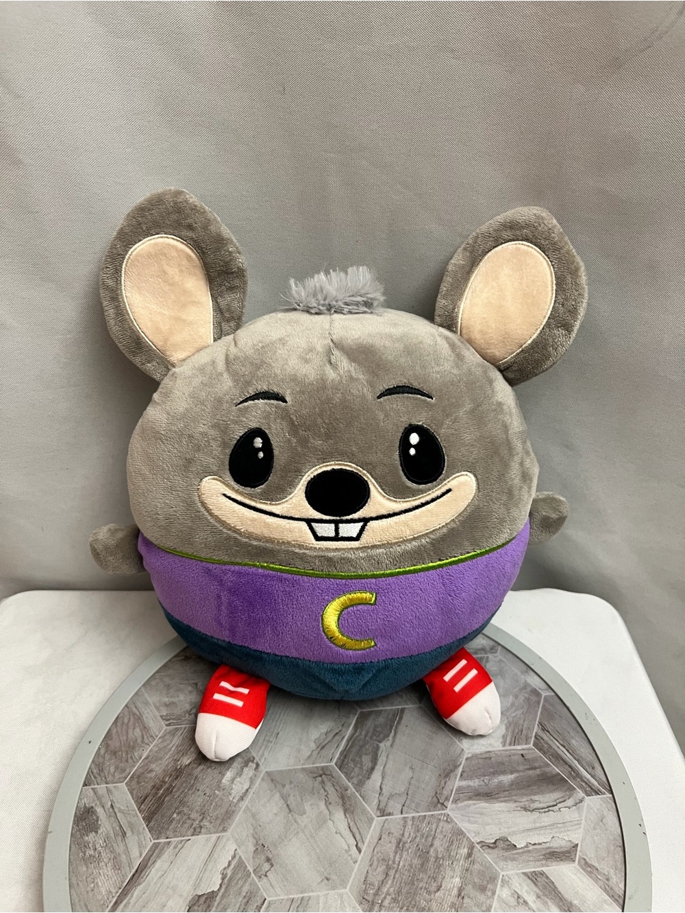 Chuck E Cheese Fiesta Chuck E Mouse 12” Plush Stuffed Character Toy